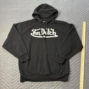 Y2K Von Dutch pullover hoodie mens medium